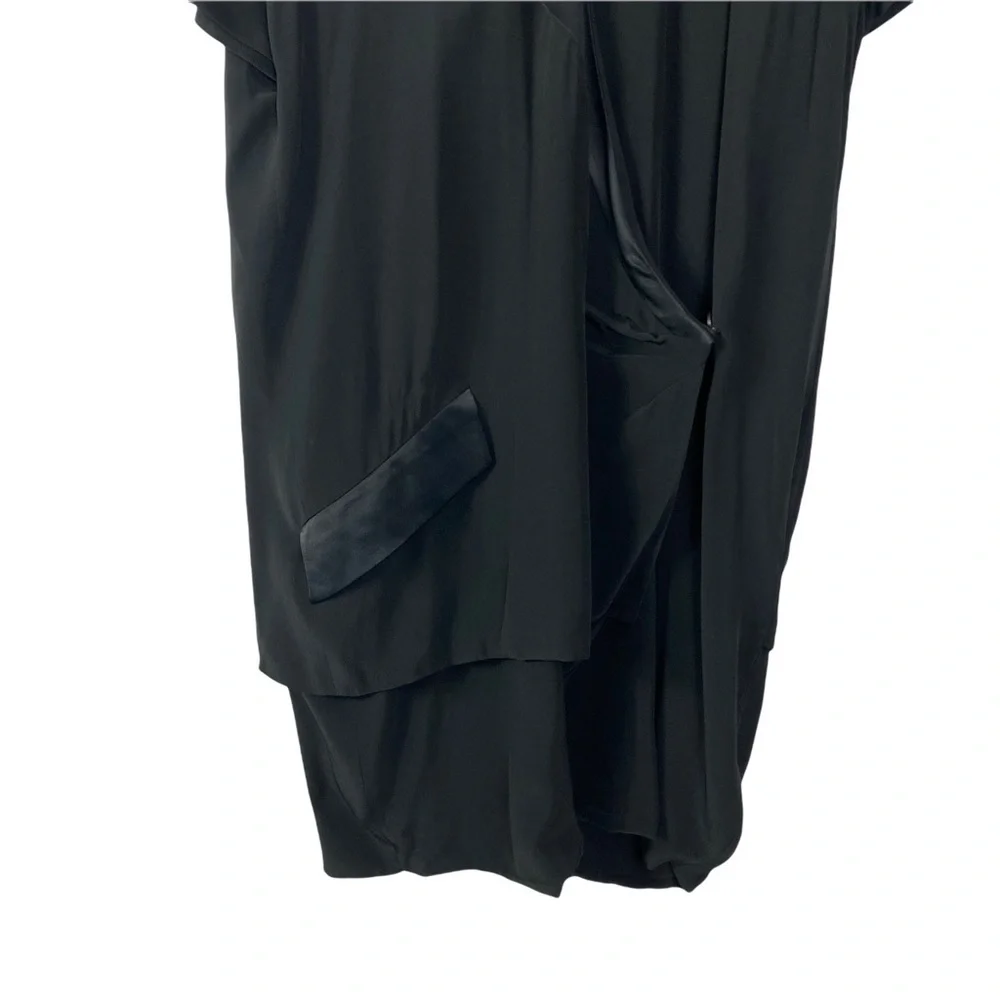 BR Banana republic dress black lagen look dress layered size 12 casual dress - Picture 4 of 11